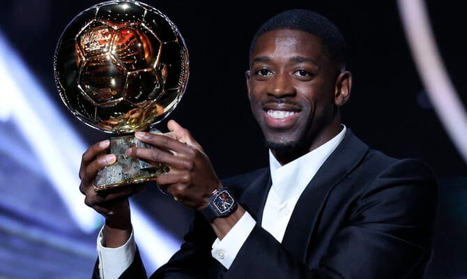 PSG’s Dembele wins the Ballon d’Or and Barcelona’s Bonmati achieves award hat trick