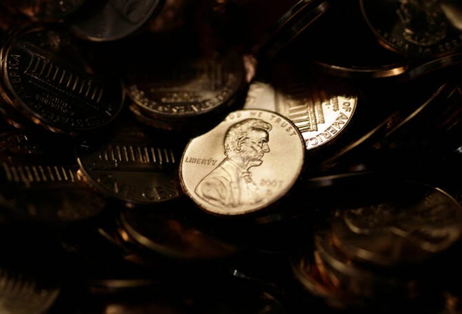Banks and retailers run short on pennies as the US Mint stops making them